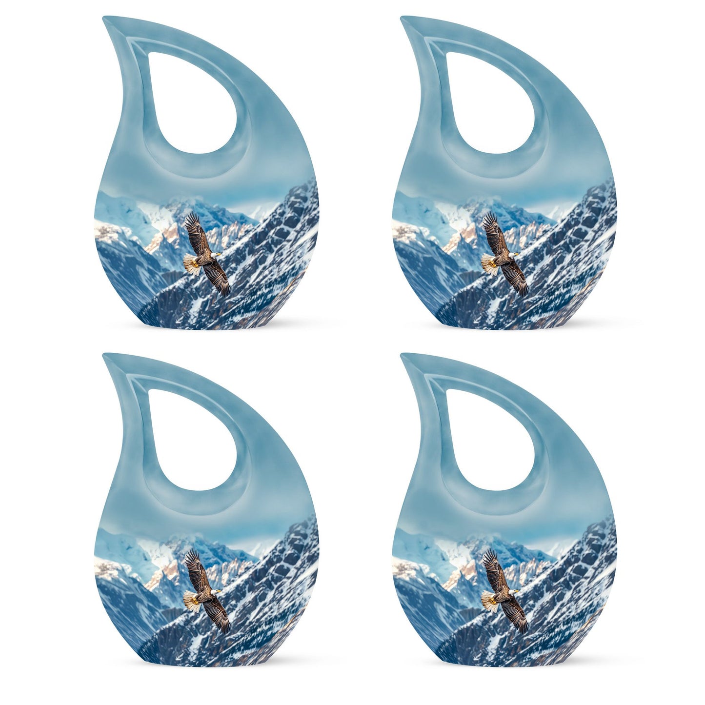 Eagle Theme 3 Inch Keepsake Pack of 4