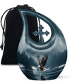 Eagle Theme Large Urn 10 Inch