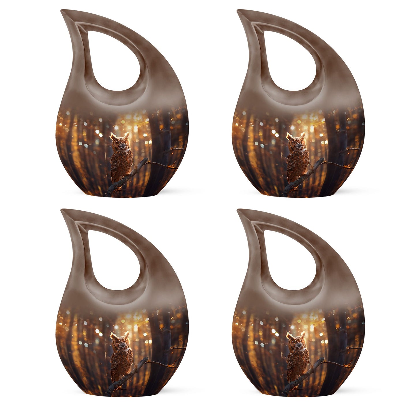 Owl Theme 3 Inch Keepsake Pack of 4