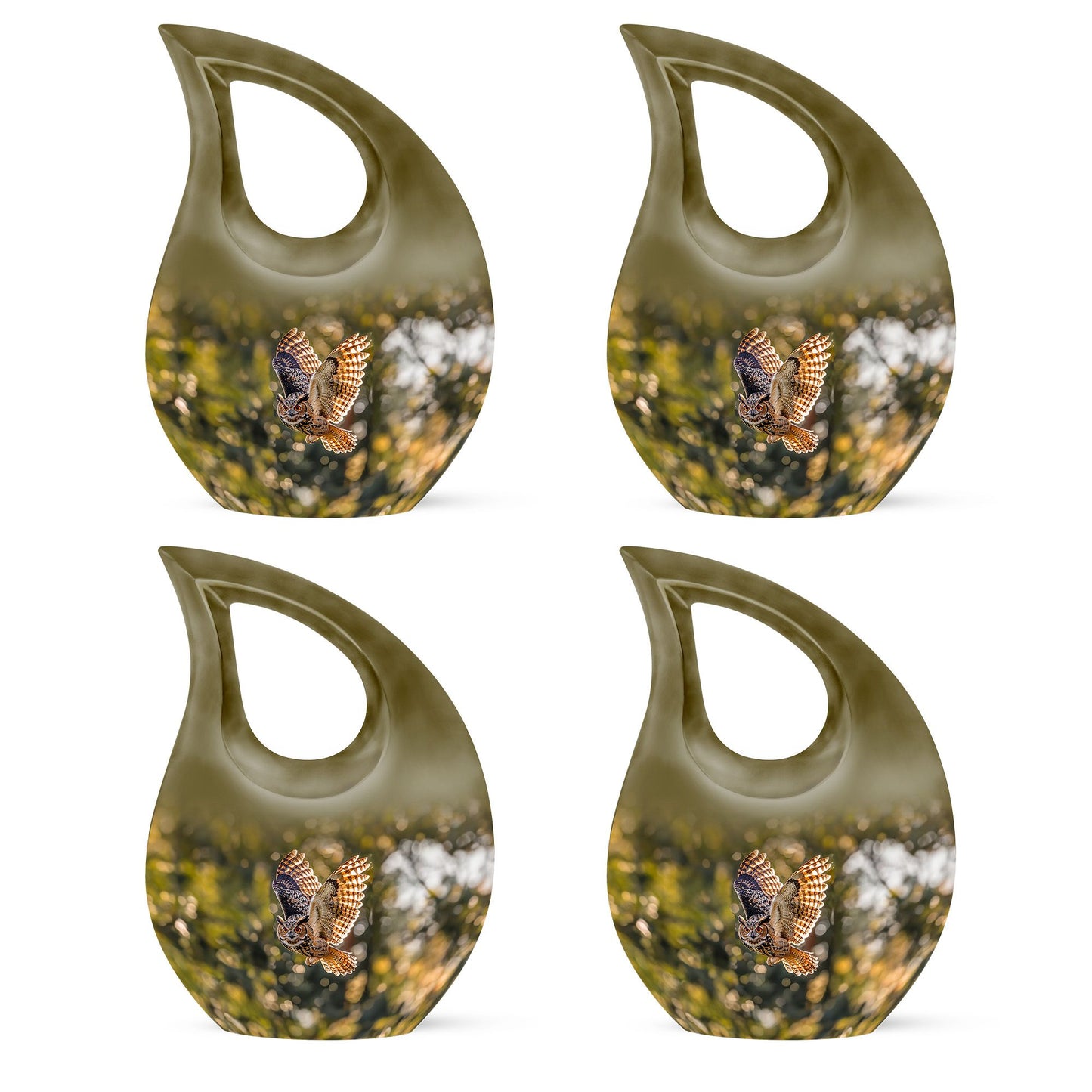 Owl Theme 3 Inch Keepsake Pack of 4