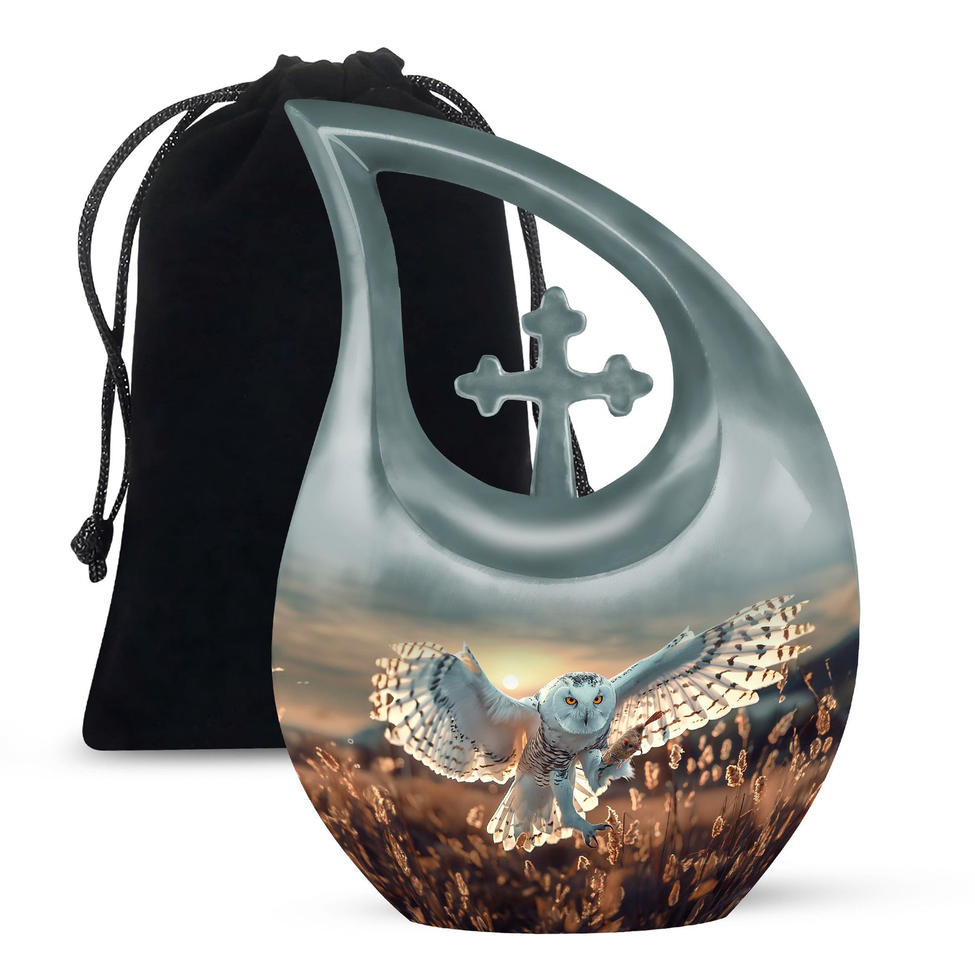 Owl Theme Large Urn 10 Inch