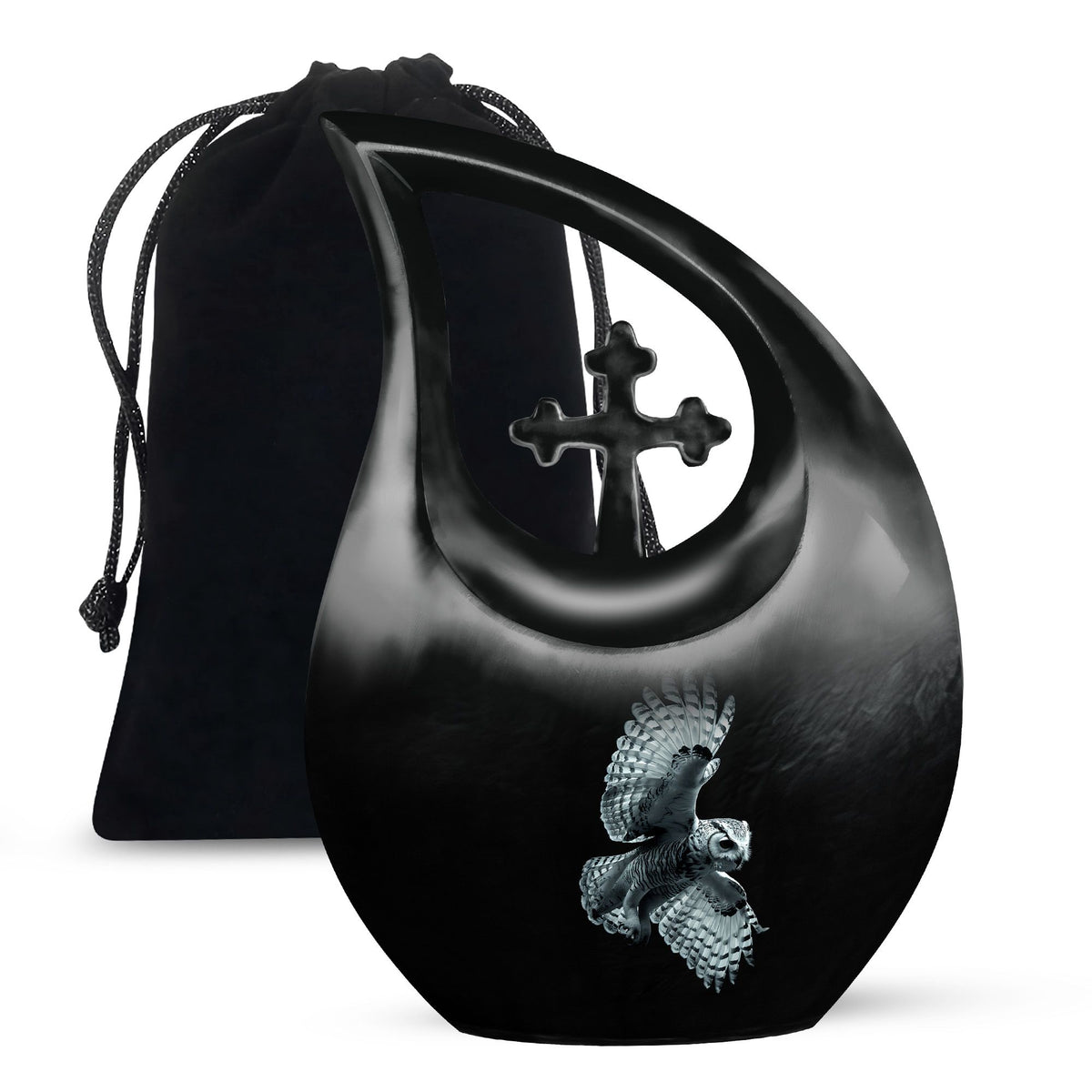 Owl Theme Large Urn 10 Inch