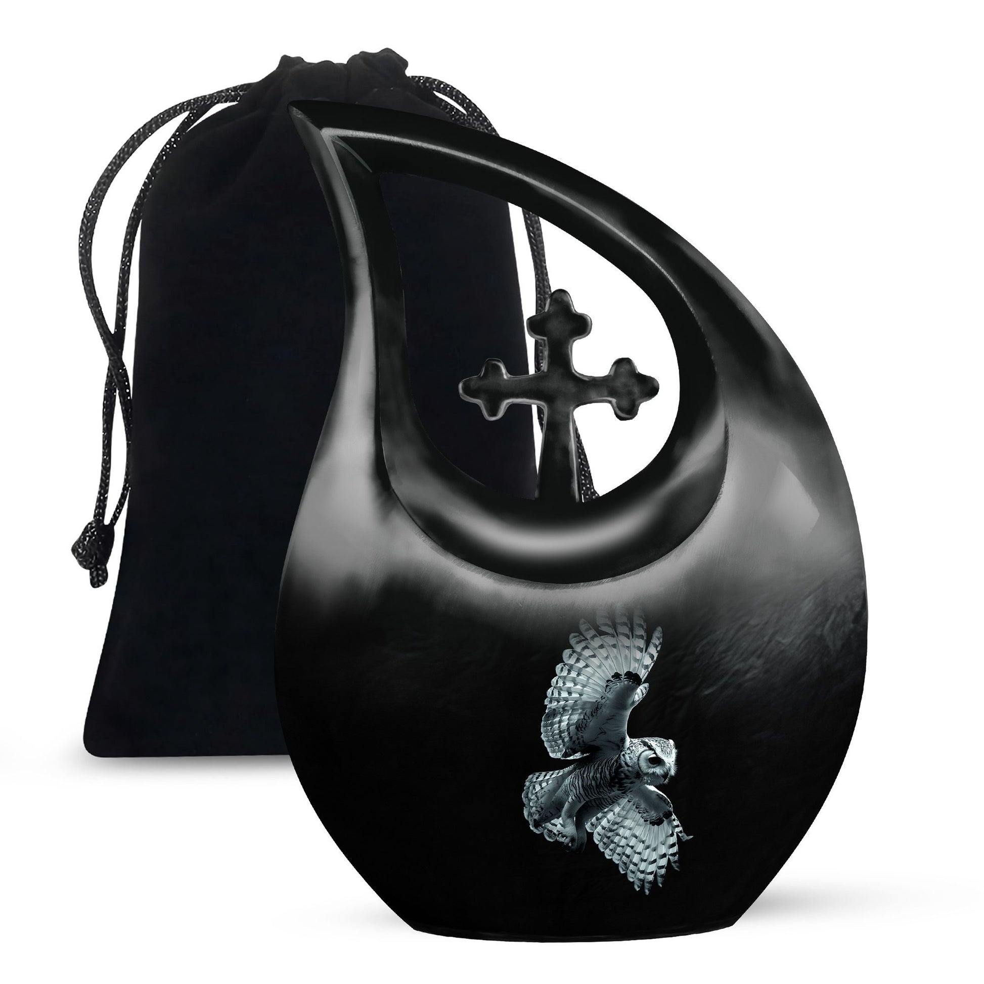 Owl Theme Large Urn 10 Inch