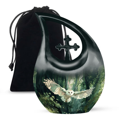 Owl Theme Large Urn 10 Inch