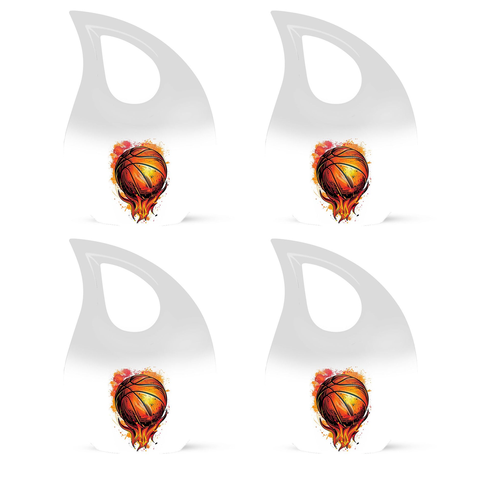 Basketball Theme 3 Inch Keepsake Pack of 4