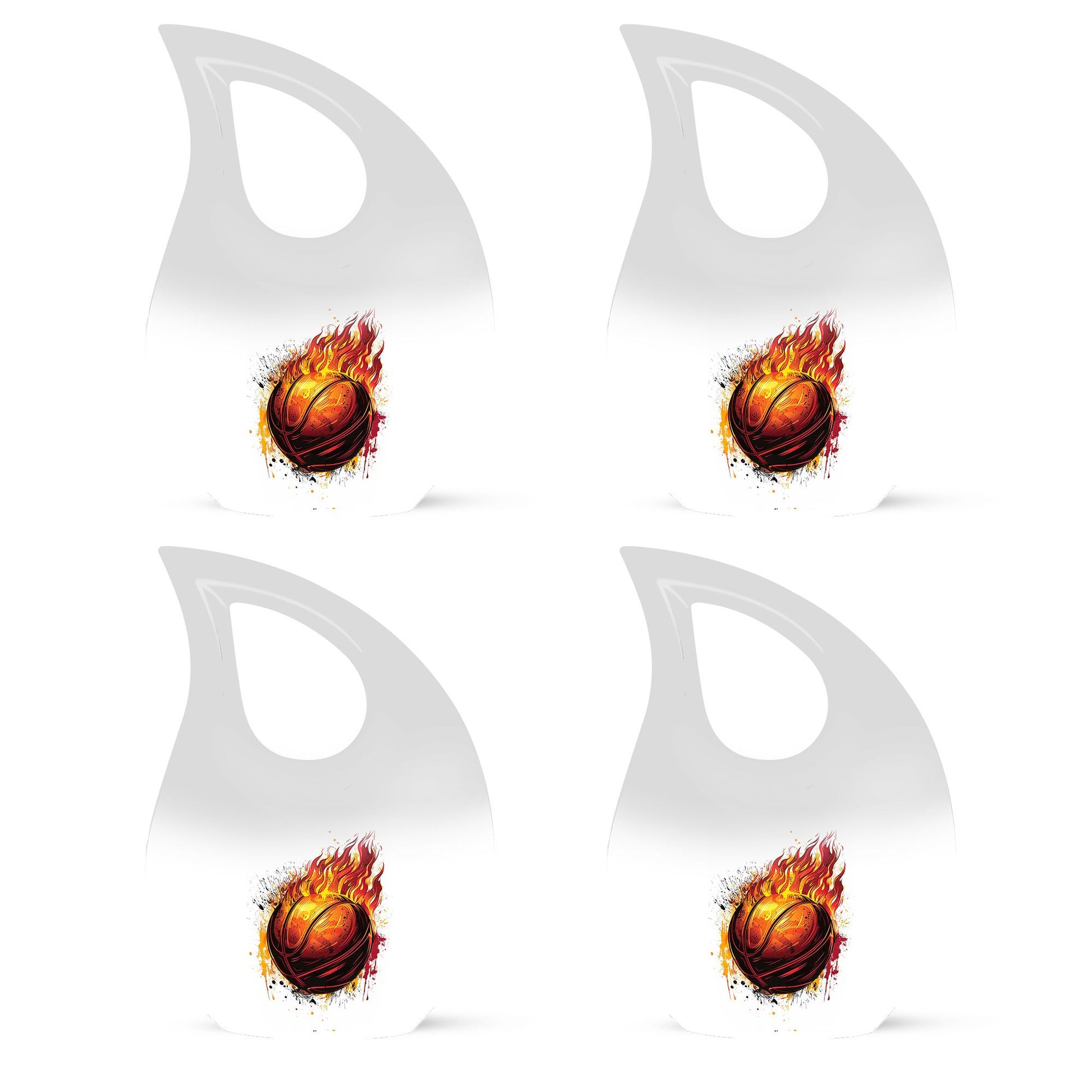 Basketball Theme 3 Inch Keepsake Pack of 4