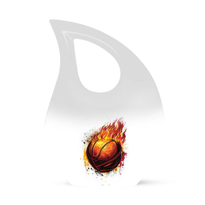 Cross drop designed Basketball urn 