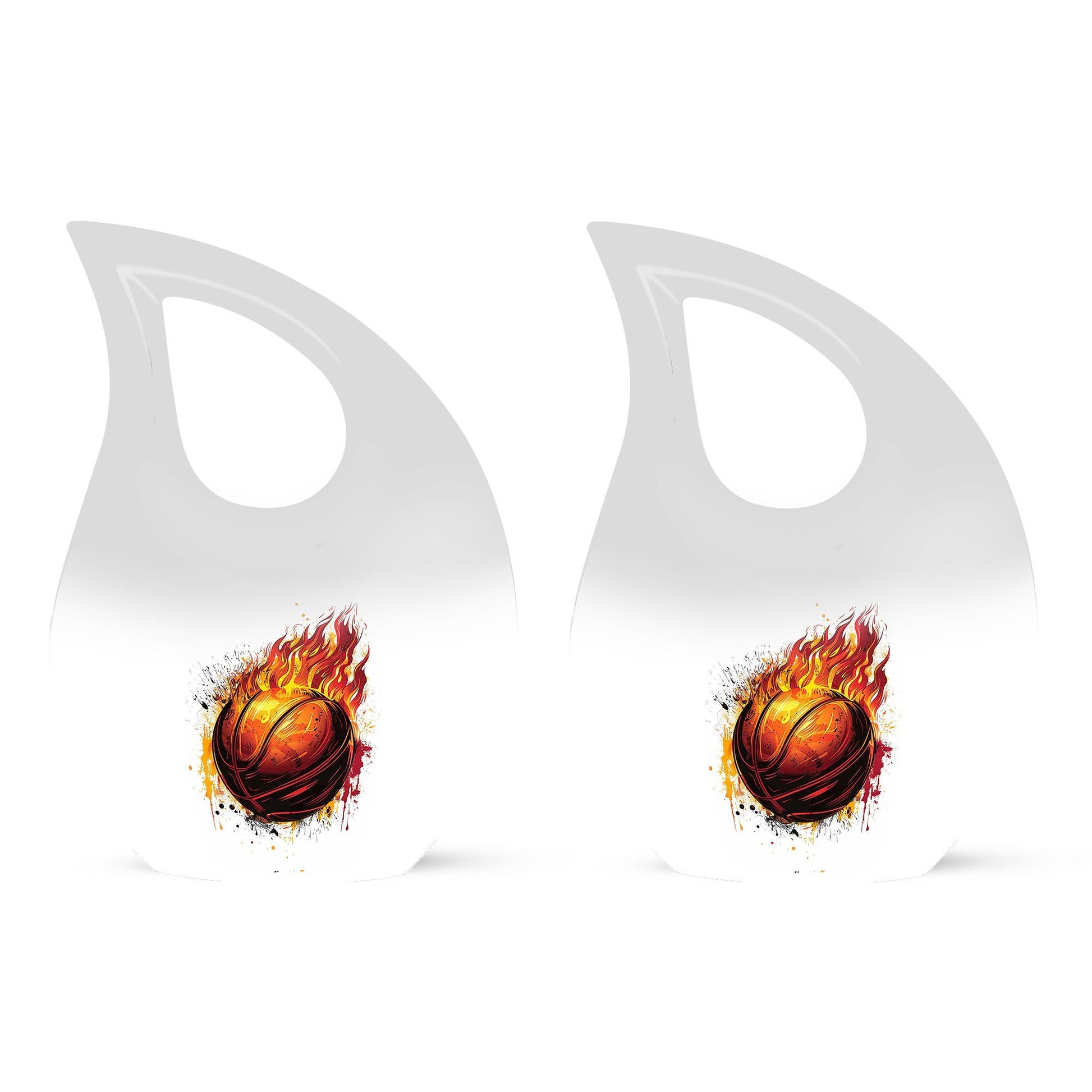 Cross drop designed Basketball urn 