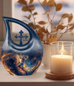 10-inch Basketball Theme Cross Drop Customized Urn