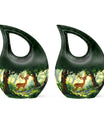 Deer themed Cross Drop design Large Urn 
