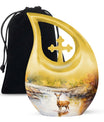 Unforgettable Deer Urn: Sublime Garden Remembrance For Your Loved Ones