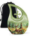Deer Cremation Urn : Small Cremation Urn For Human Ashes