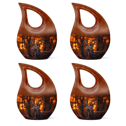 Deer Theme 3 Inch Keepsake Pack of 4