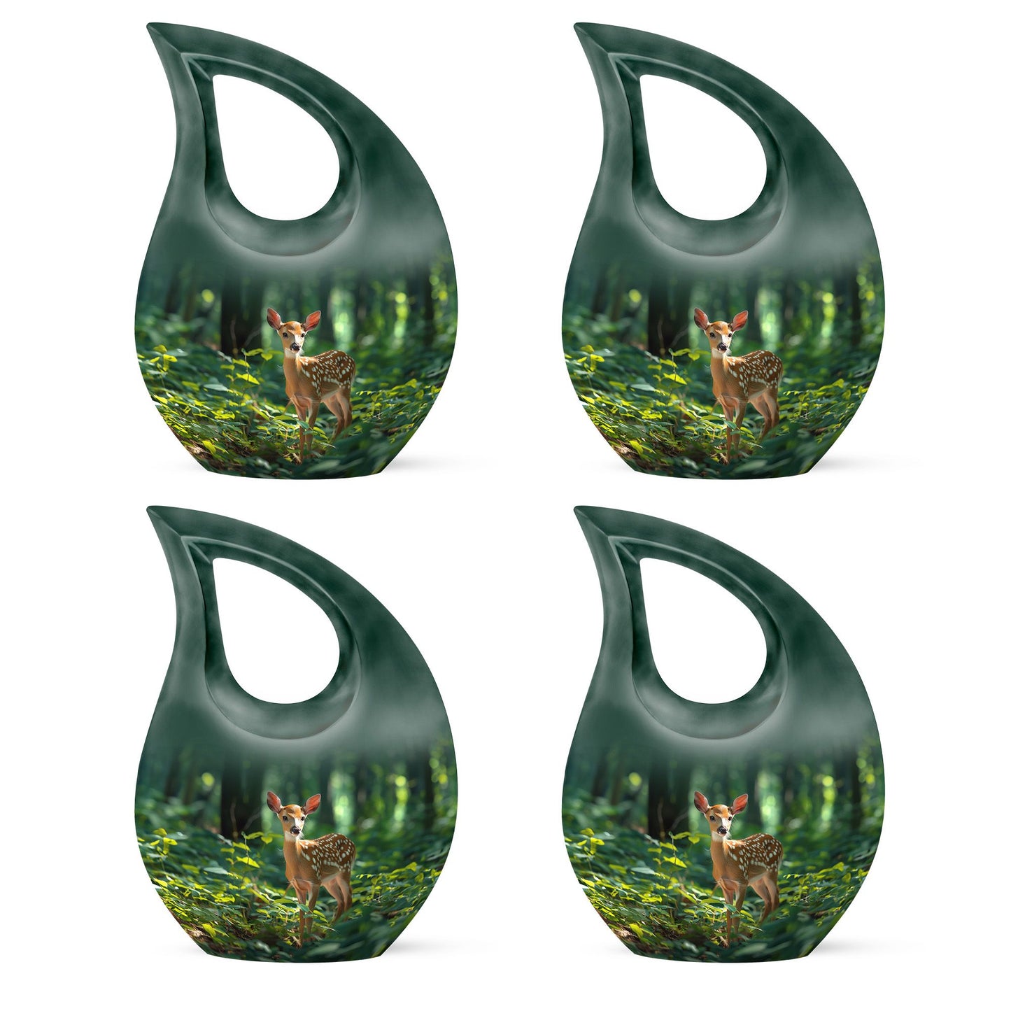 Deer Theme 3 Inch Keepsake Pack of 4