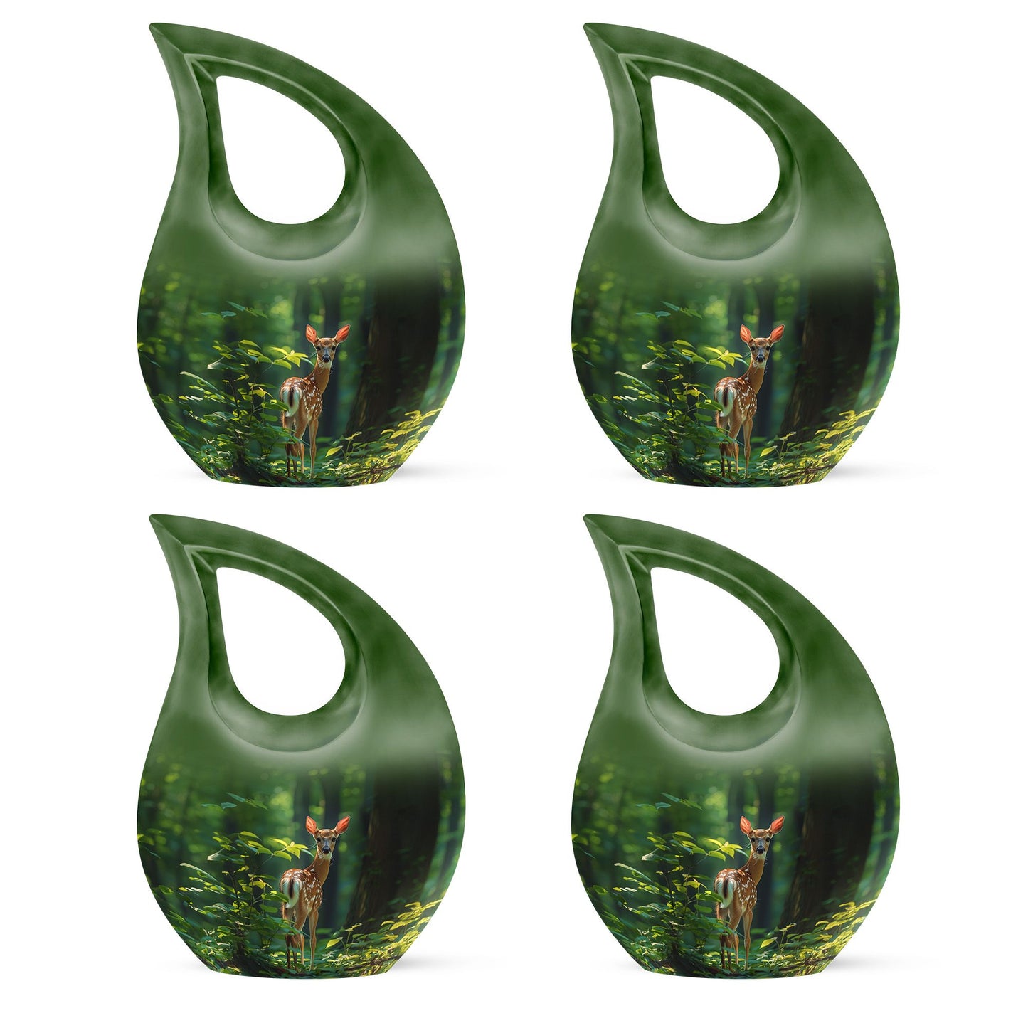 Deer Theme 3 Inch Keepsake Pack of 4