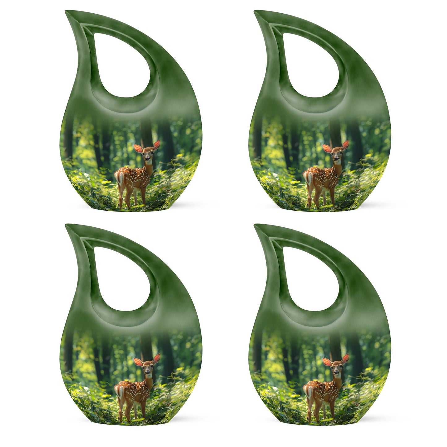 Deer Theme 3 Inch Keepsake Pack of 4