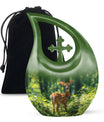 Deer Theme Large Urn 10 Inch