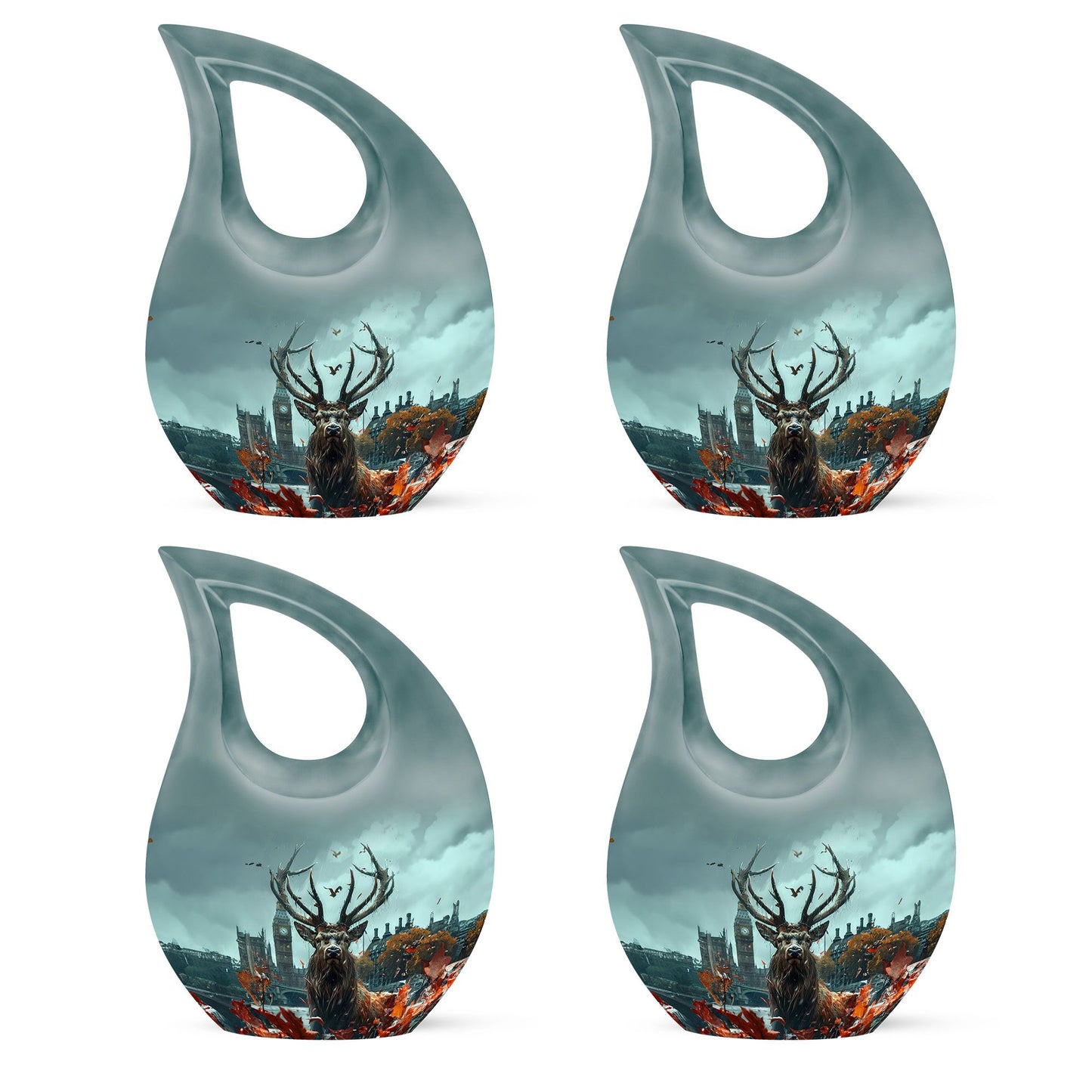 Deer Theme 3 Inch Keepsake Pack of 4