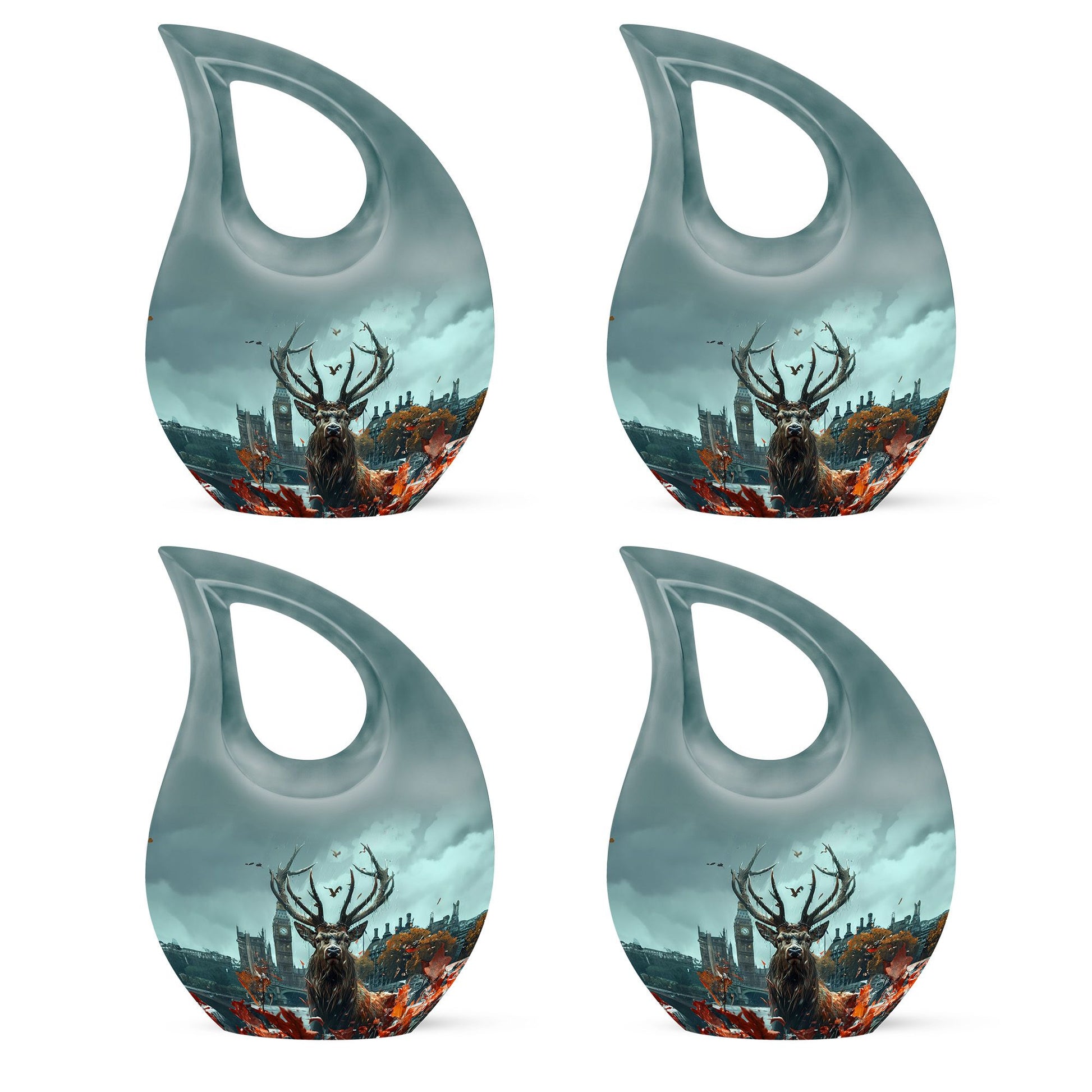 Deer Theme 3 Inch Keepsake Pack of 4