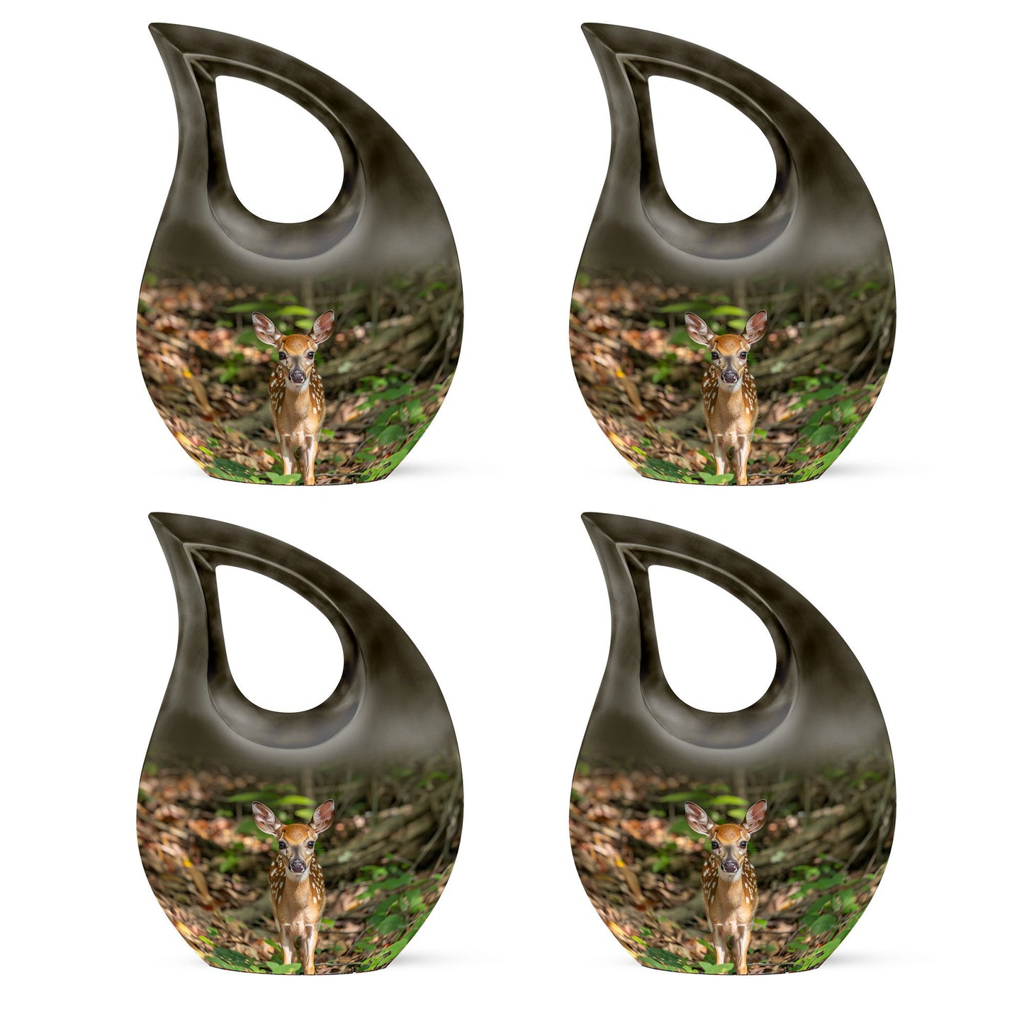 Deer Theme 3 Inch Keepsake Pack of 4