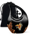 Fish Themed Cross Drop Large Urn for Human Ashes