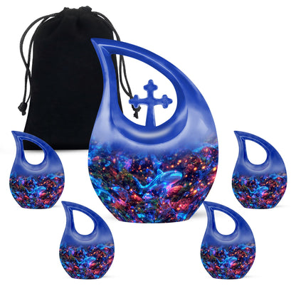 Personalized Fish Cremation Urn for Pet Ashes - 10-inch, 200 cu in - Yatskia