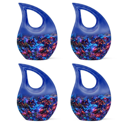 10-inch Fish Urn in Cross Drop design Urn