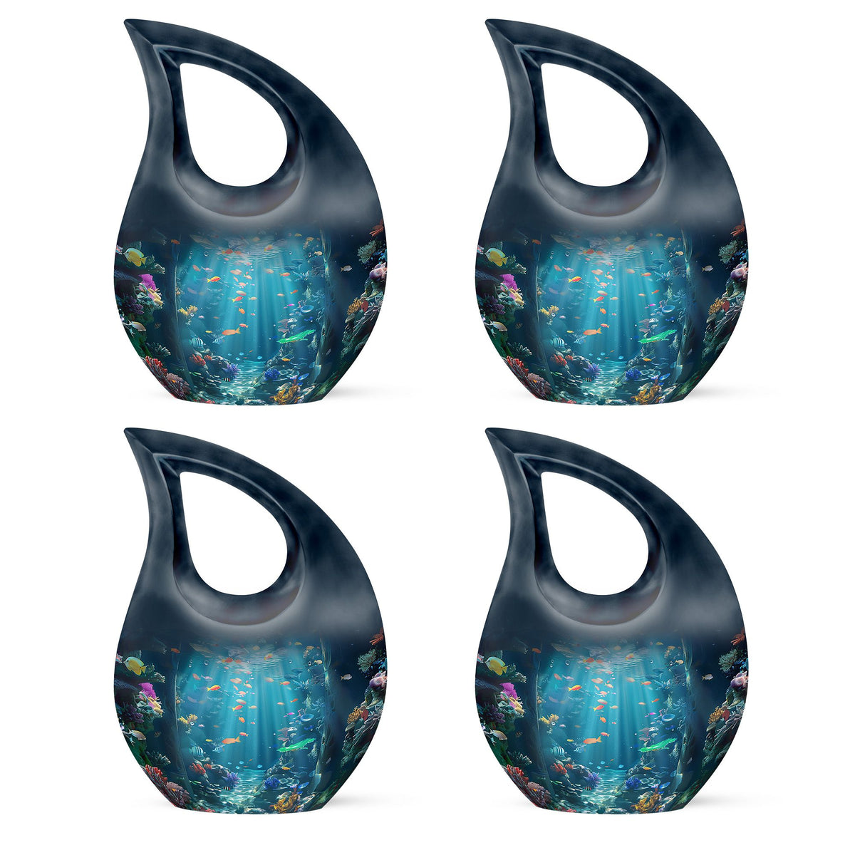 Fish Theme 3 Inch Keepsake Pack of 4