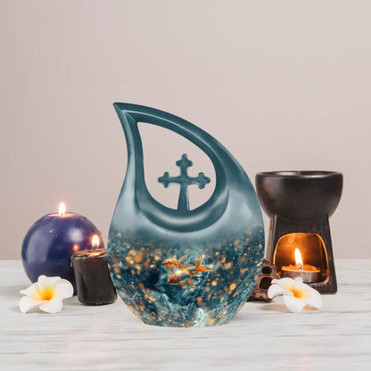 10-inch aluminium large Burial Urn