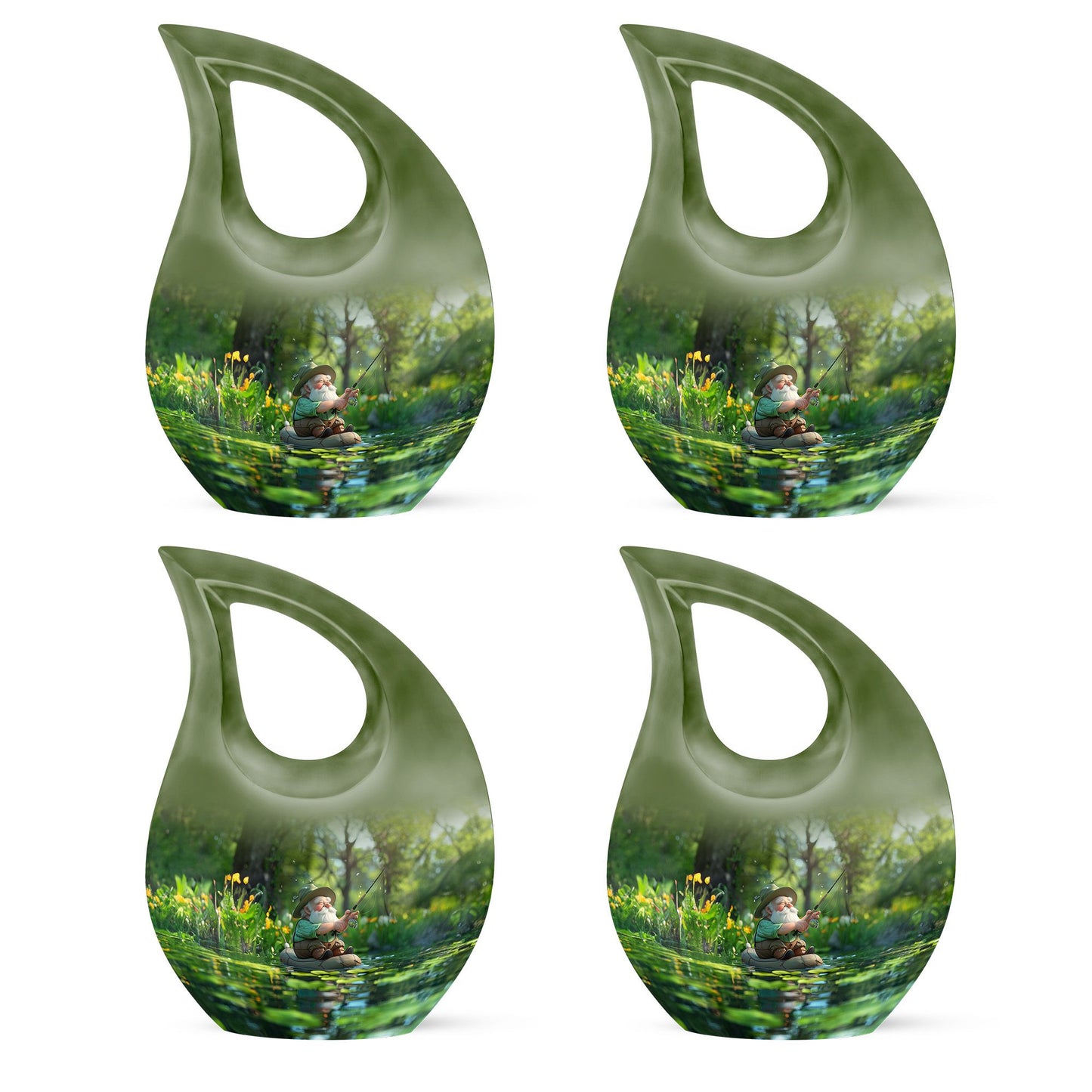 Fishing Theme 3 Inch Keepsake Pack of 4