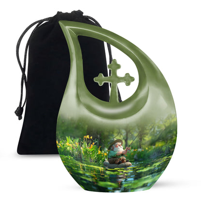 Personalized Fish Cremation Urn for Pet Ashes - 10-inch, 200 cu in - Yatskia