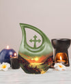 10-inch Cross Drop Fishing Urn