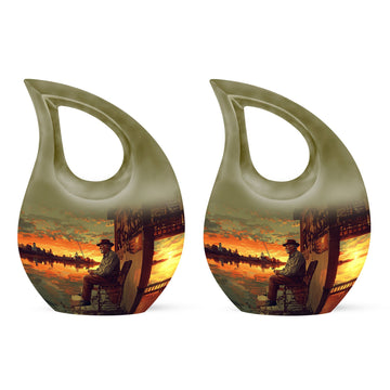 Small Urn Set of 2 -3