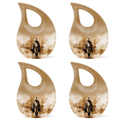 Cowboy Theme 3 Inch Keepsake Pack of 4