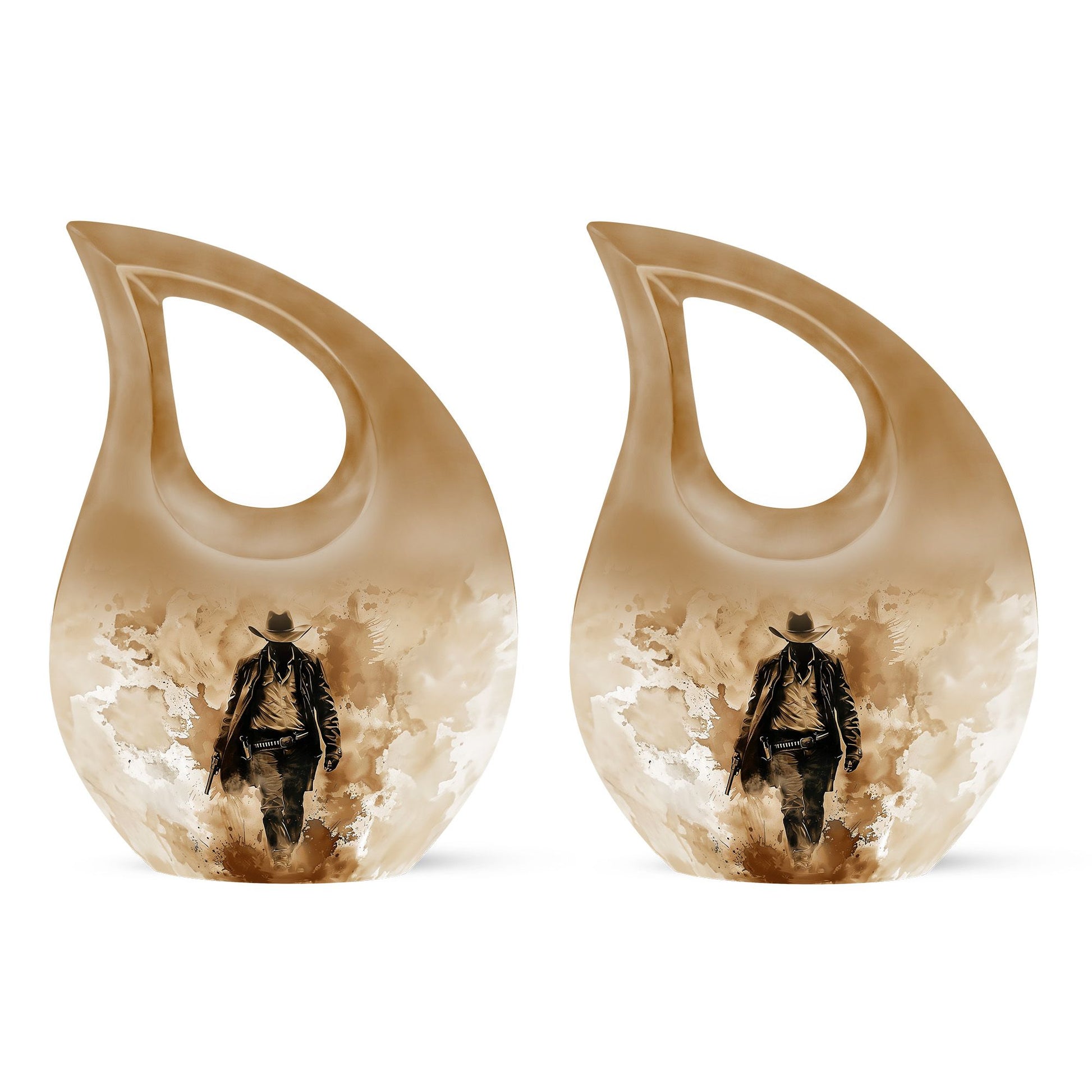 Cowboy Theme 3 Inch Keepsake Pack of 2