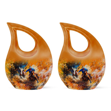 Small Urn Set of 2 -3