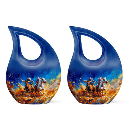 Cowboy Theme 3 Inch Keepsake Pack of 2