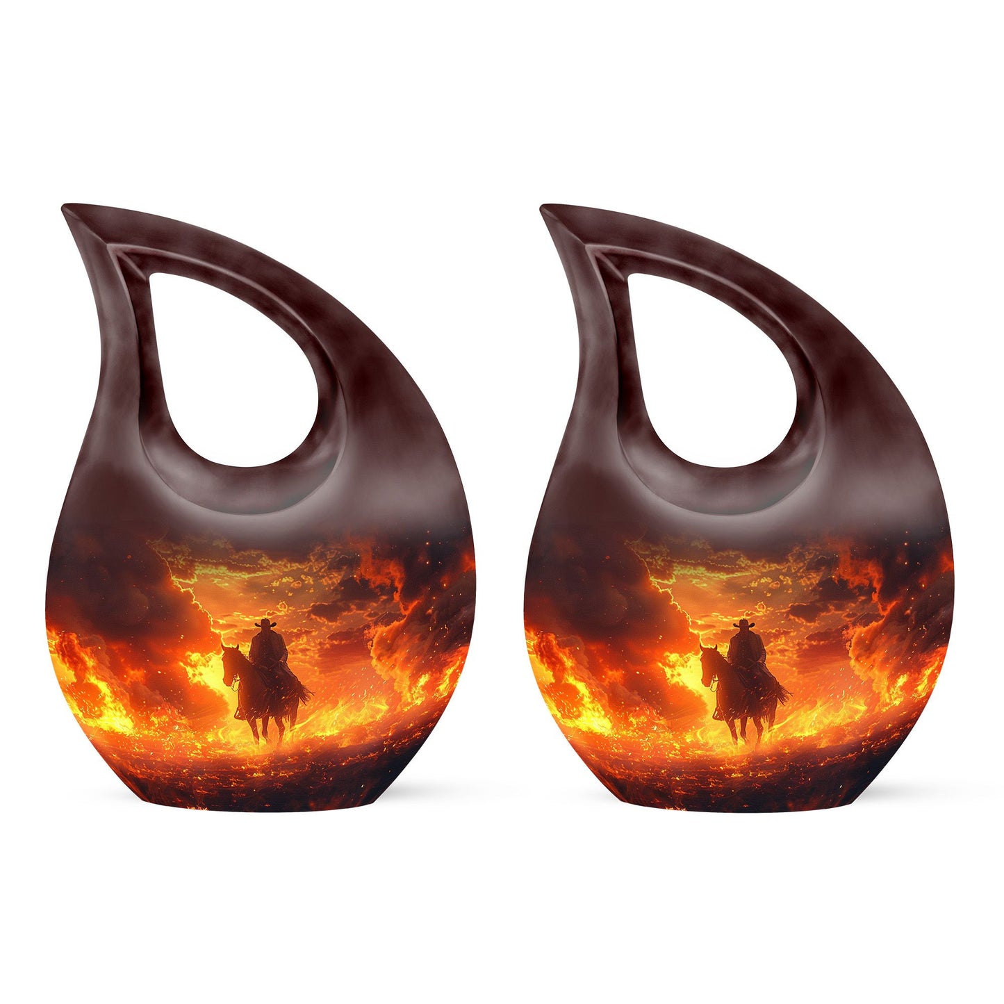Cowboy Theme 3 Inch Keepsake Pack of 2