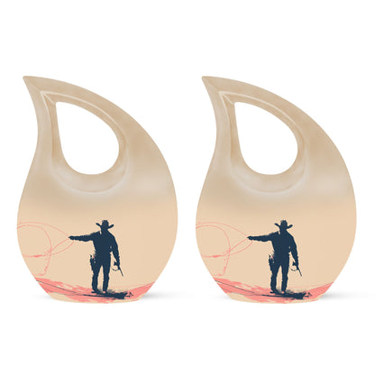 Cowboy Theme 3 Inch Keepsake Pack of 2