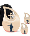 Cowboy Theme Large Urn With 2 Keepsake Urn