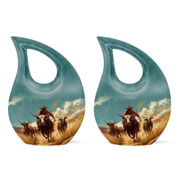 Small Urn Set of 2 -3