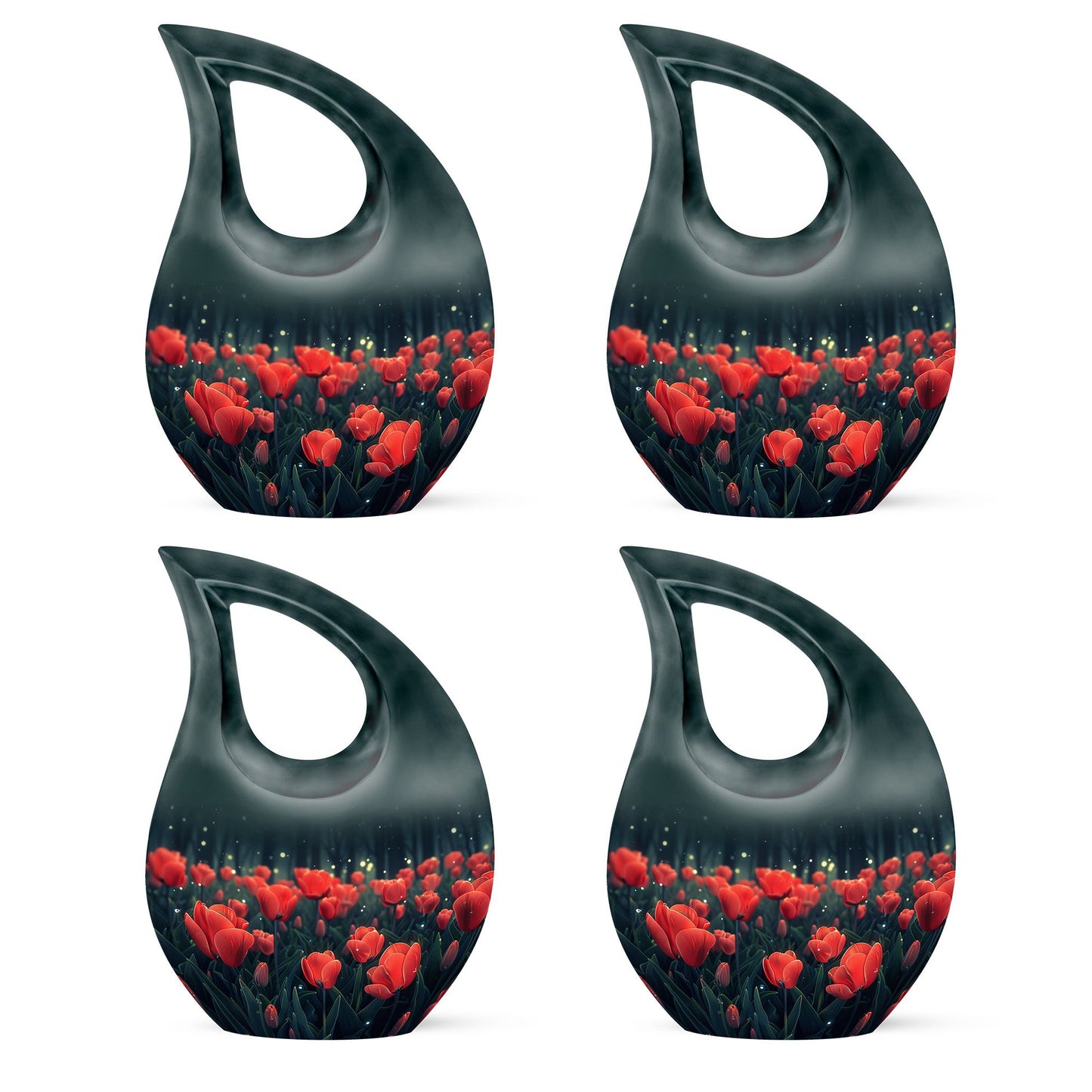 Tulip Theme 3 Inch Keepsake Pack of 4