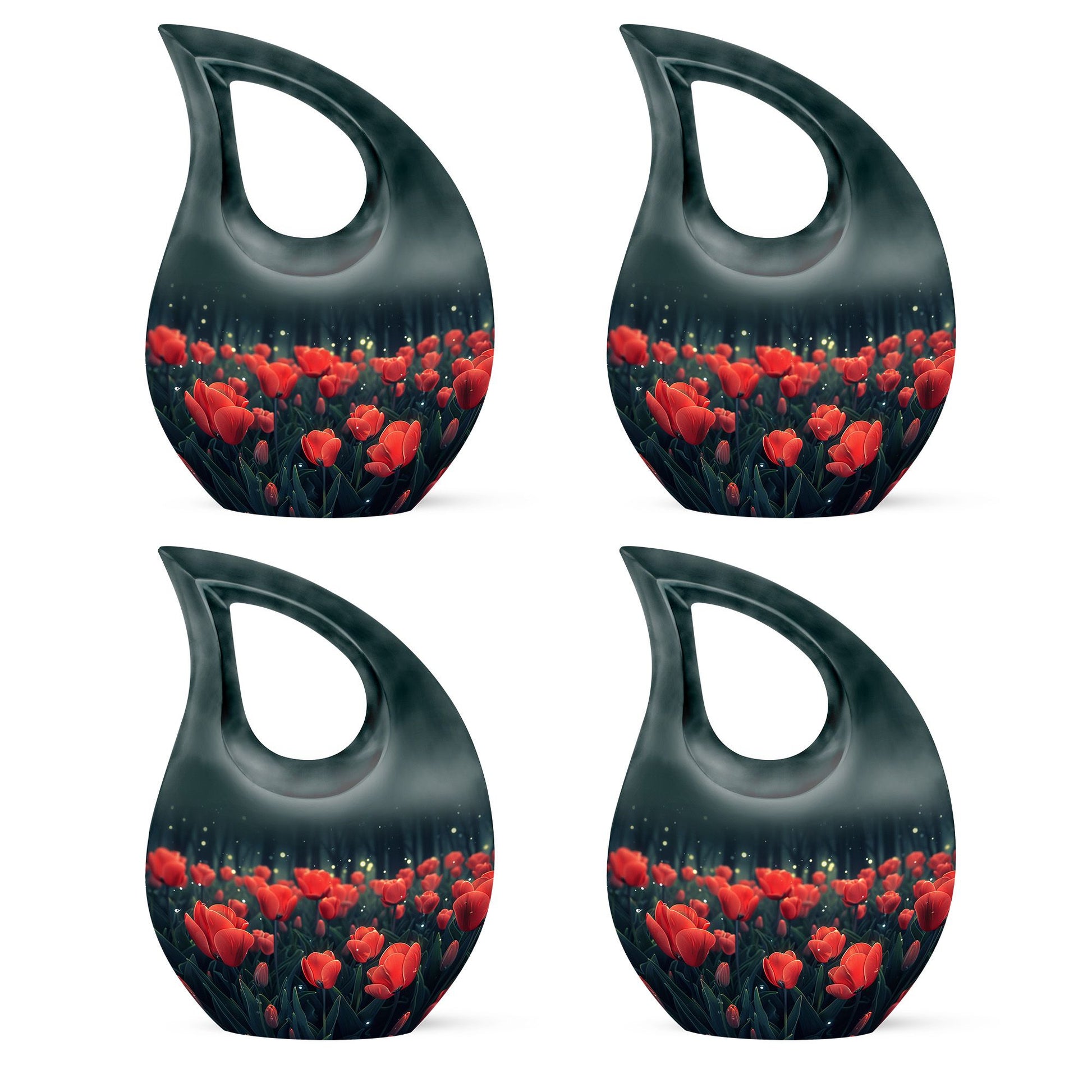 Tulip Theme 3 Inch Keepsake Pack of 4