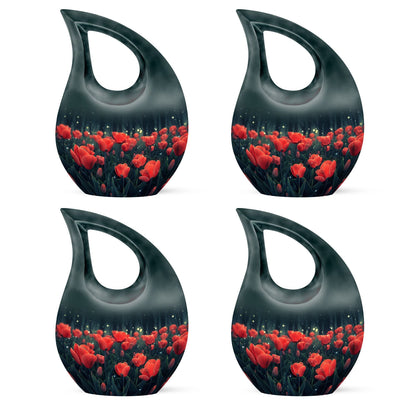 Tulip themed urn for ashes