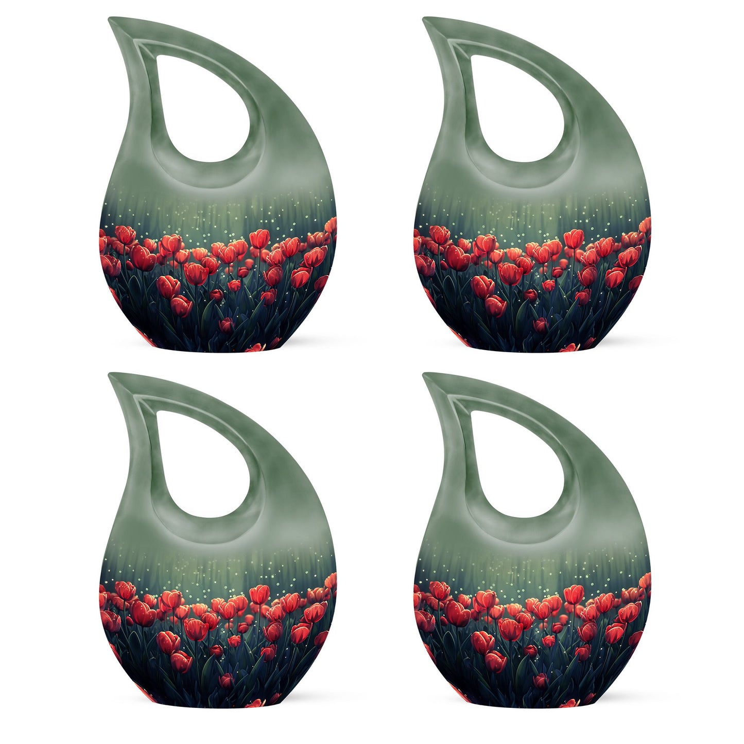 Tulip Theme 3 Inch Keepsake Pack of 4