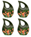 10-inch aluminium Tulip urn
