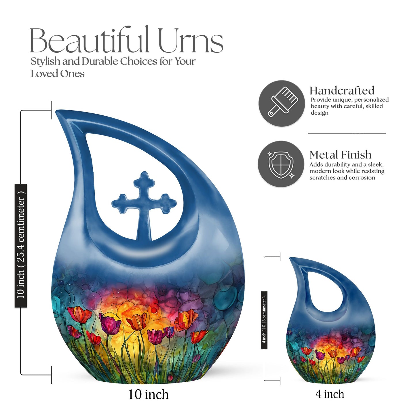 10-inch Tulip Urn