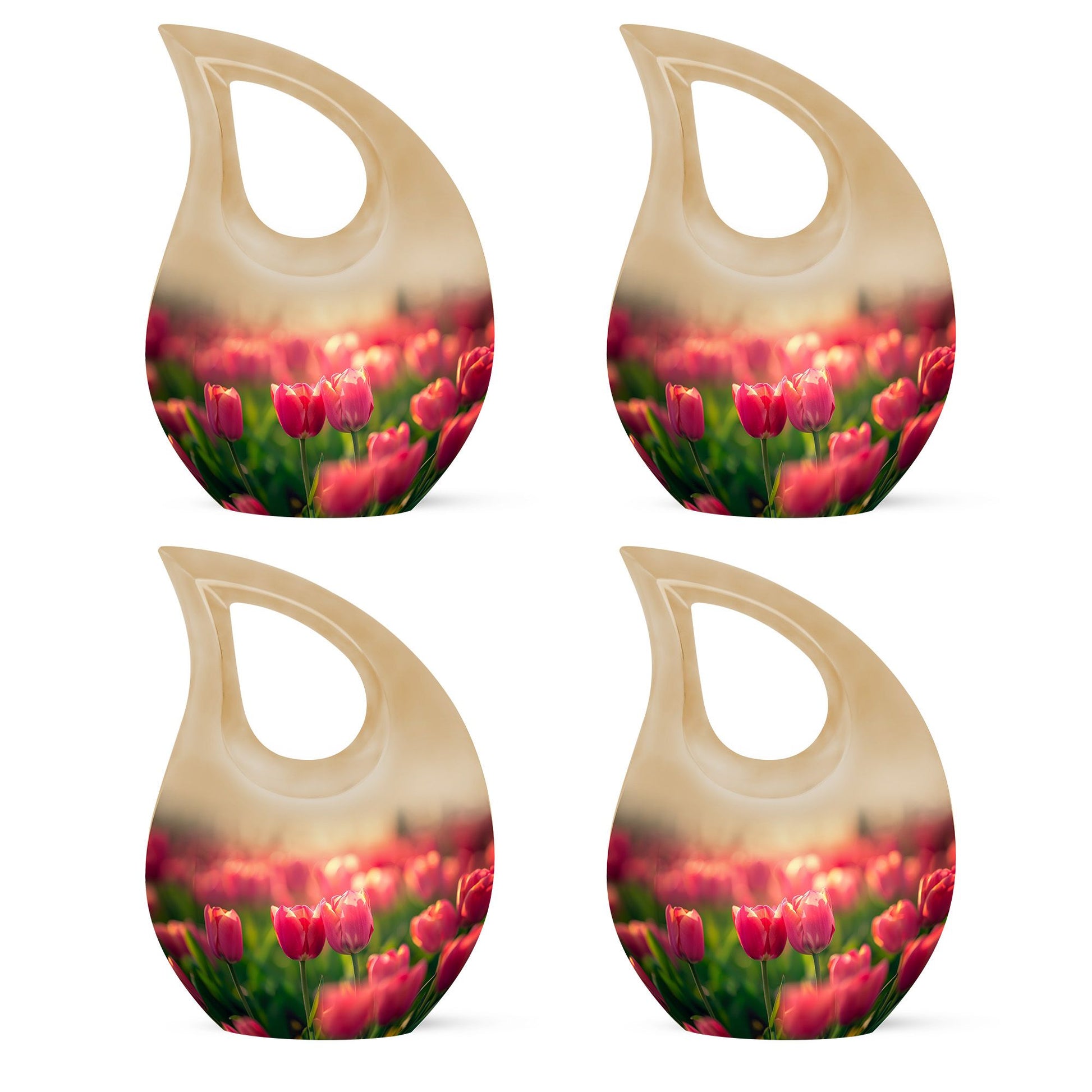Tulip Theme 3 Inch Keepsake Pack of 4