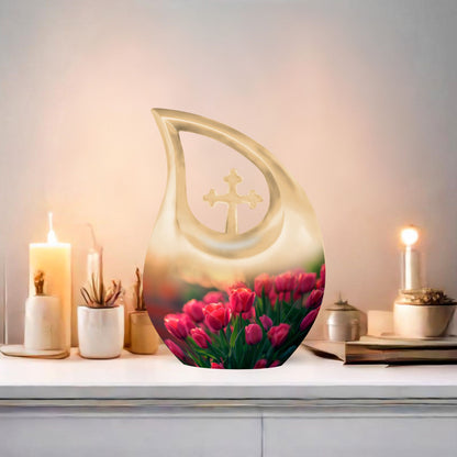 10inch Cheap Cremation Tulip Urn