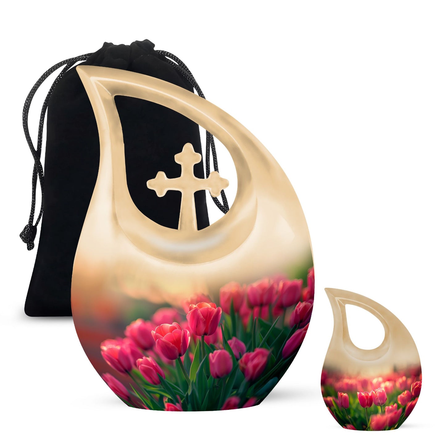 10inch Cheap Cremation Tulip Urn